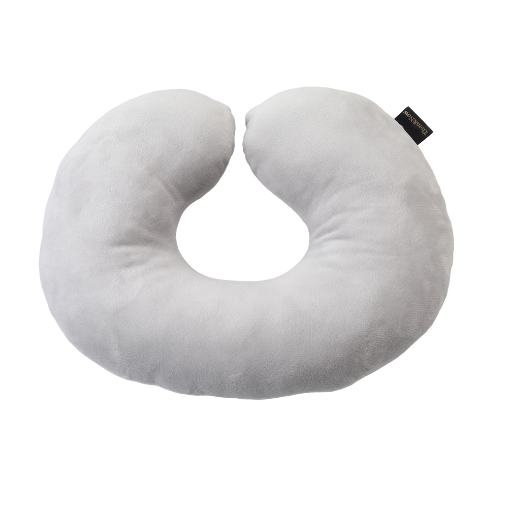 Then&Now Neck Pillow,Soft Comfortable Cotton Travel Pillow for for Plane, Car & Home.