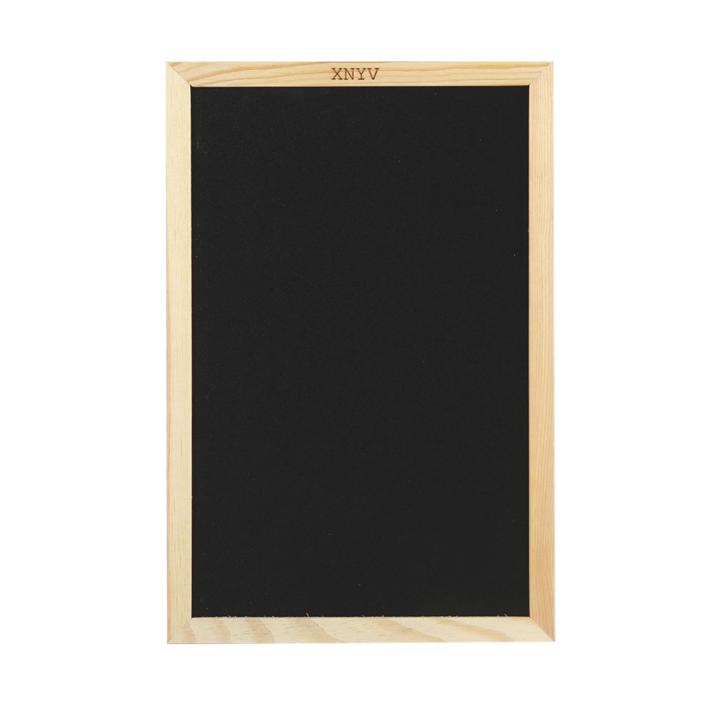 XNYV display boards chalkboard with Wooden Frame, Wipeable Memo Board, Office Accessory, Wall-Mount, 20 x 30 cm, Black