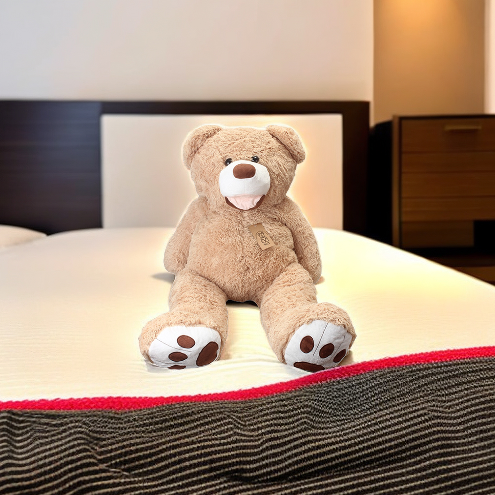 JUCT Teddy bear dolls, large dolls, hugging bears, plush toys, living rooms, sleeping pillows(47inch)