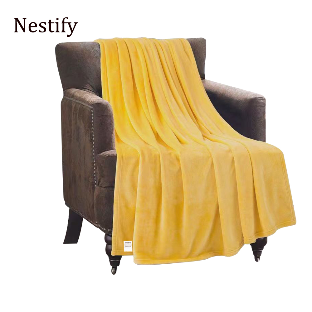 Nestify Blanket, Fluffy Soft Woolen Blanket for Bed, Sofa, Couch, Camping and Travel