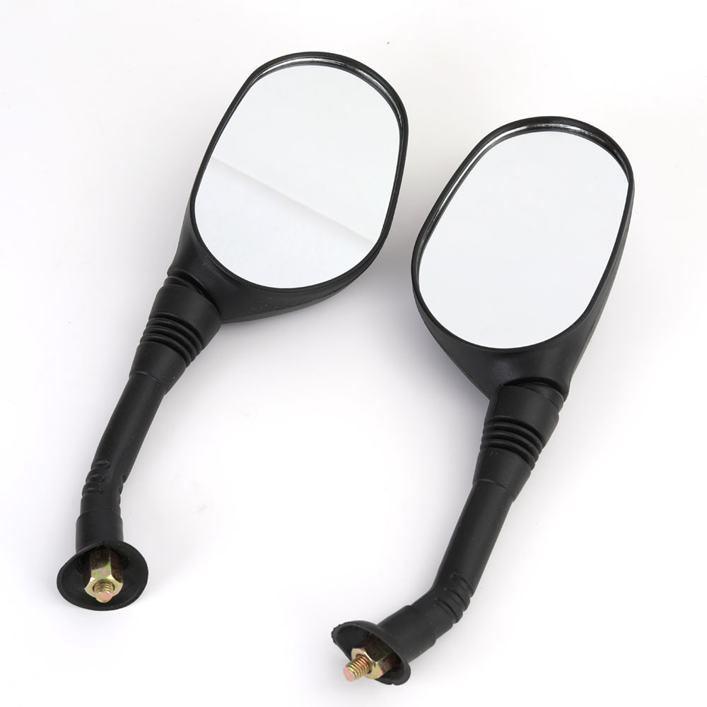 VGVR Motorcycle mirror, 2 Pcs Adjustable Rotatable Bicycle Rear View Mirror Handlebar Mounted for Mountain Road Bike Electric Motorcycle Wide Angle Cycling View