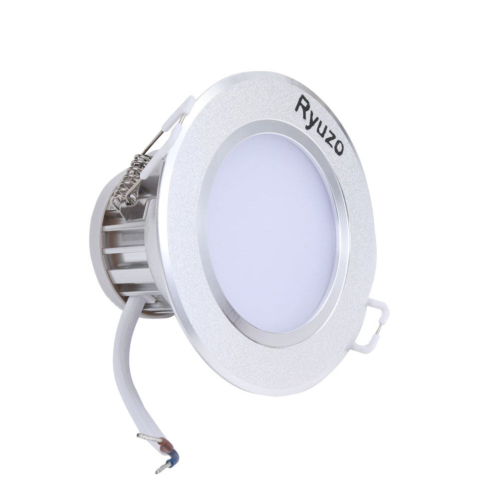 Ryuzo Downlights,LED Recessed Ceiling Lights Spotlights Downlights for Ceiling 5W Warm White 3000K 450LM 230V Round for Living Room Bedroom Kitchen