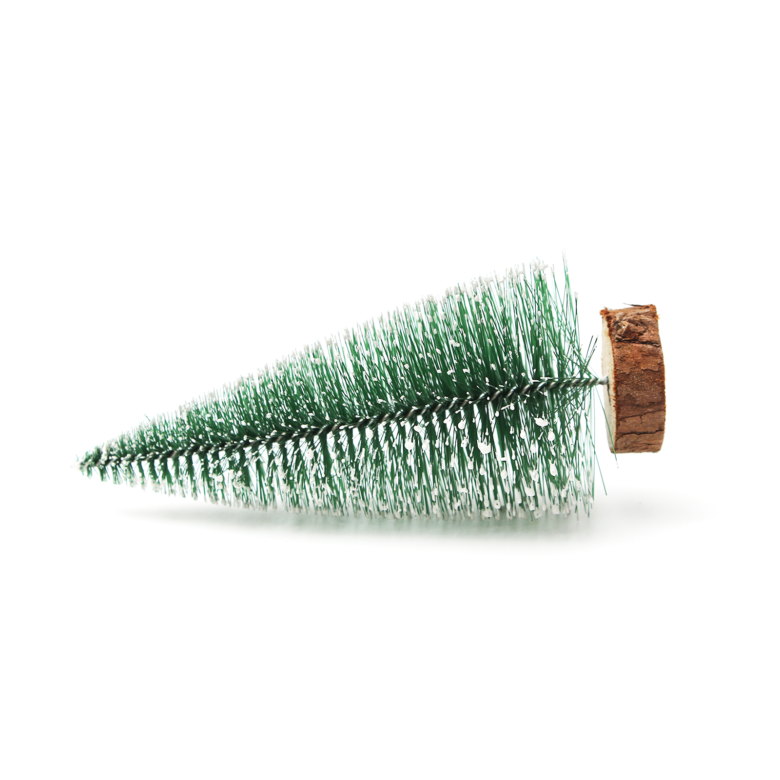 Laozai Christmas trees of synthetic material,Artificial Mini Christmas Trees, Miniature Sisal Frosted Christmas Trees Bottle Brush Trees for Xmas Home Tabletop Decor