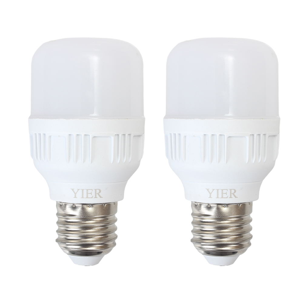 YIER Lamp Bulbs,E27 5W Thread LED Light Bulb Warm White 2700K,5W Equivalent to 40W,2-Pack