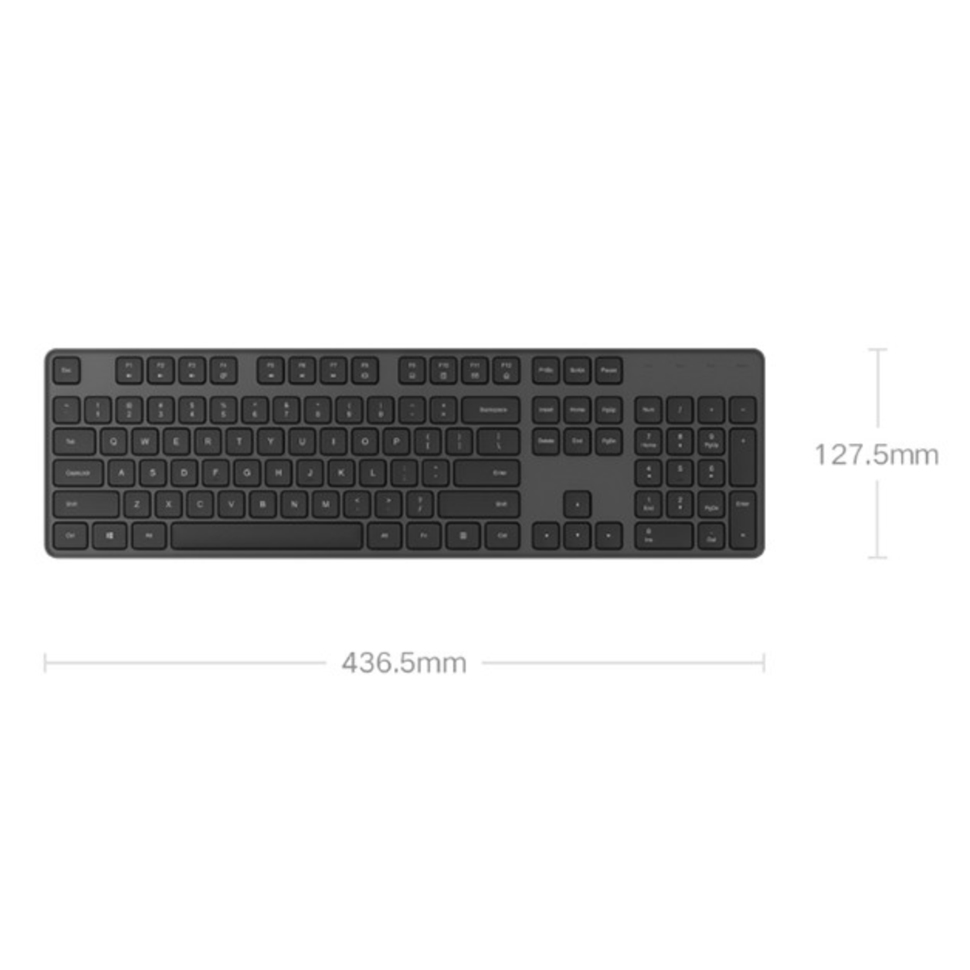 RQN Wireless computer keyboard Slim Bluetooth Wireless 3.0 Keyboard for PC Windows Laptop Apple Mac iPad Tablet