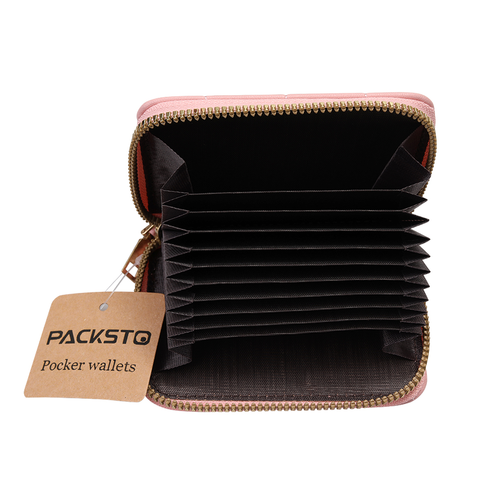 PACKSTO Pocket wallet, card bag, exquisite and minimalist student women's multi card storage