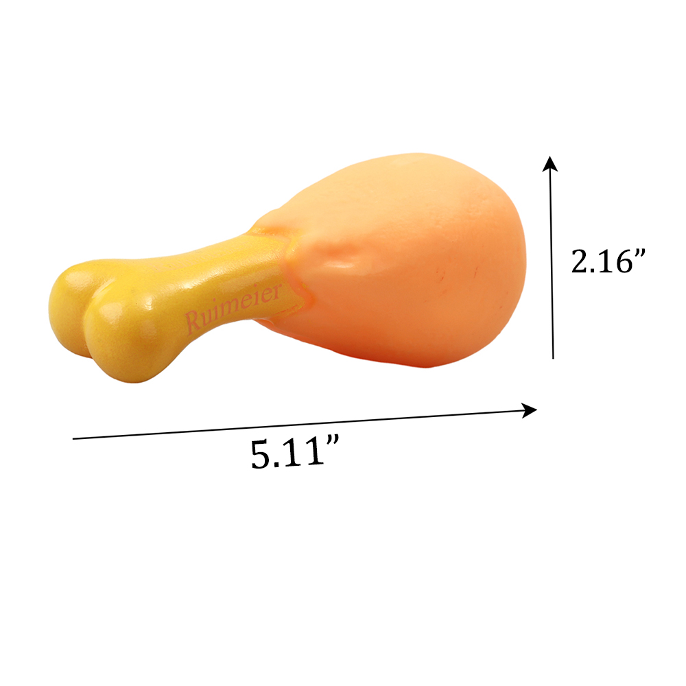 Ruimeier Pet toys, Simulated chicken leg dog chew toys,Squeeze Squeaky and Screaming Dog Toys
