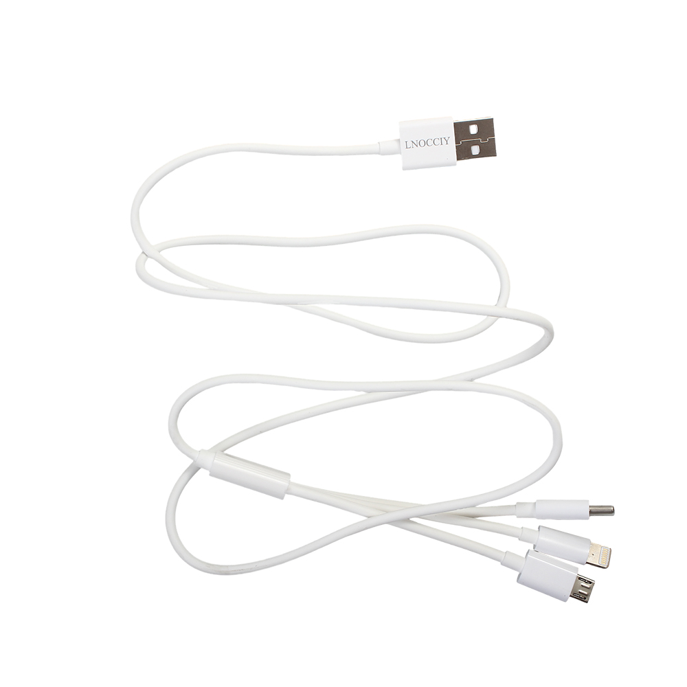 LNOCCIY Data cable, three in one Apple/Type-C/Android charging cable, fast charging cable