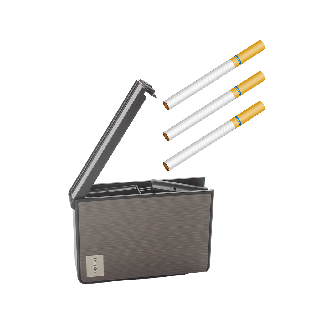 Lalu Bar Automatic cigarette cases,20 Capacity Men's Automatic Cigarette Box, Portable Automatic Ejection Holder Cigarette Case