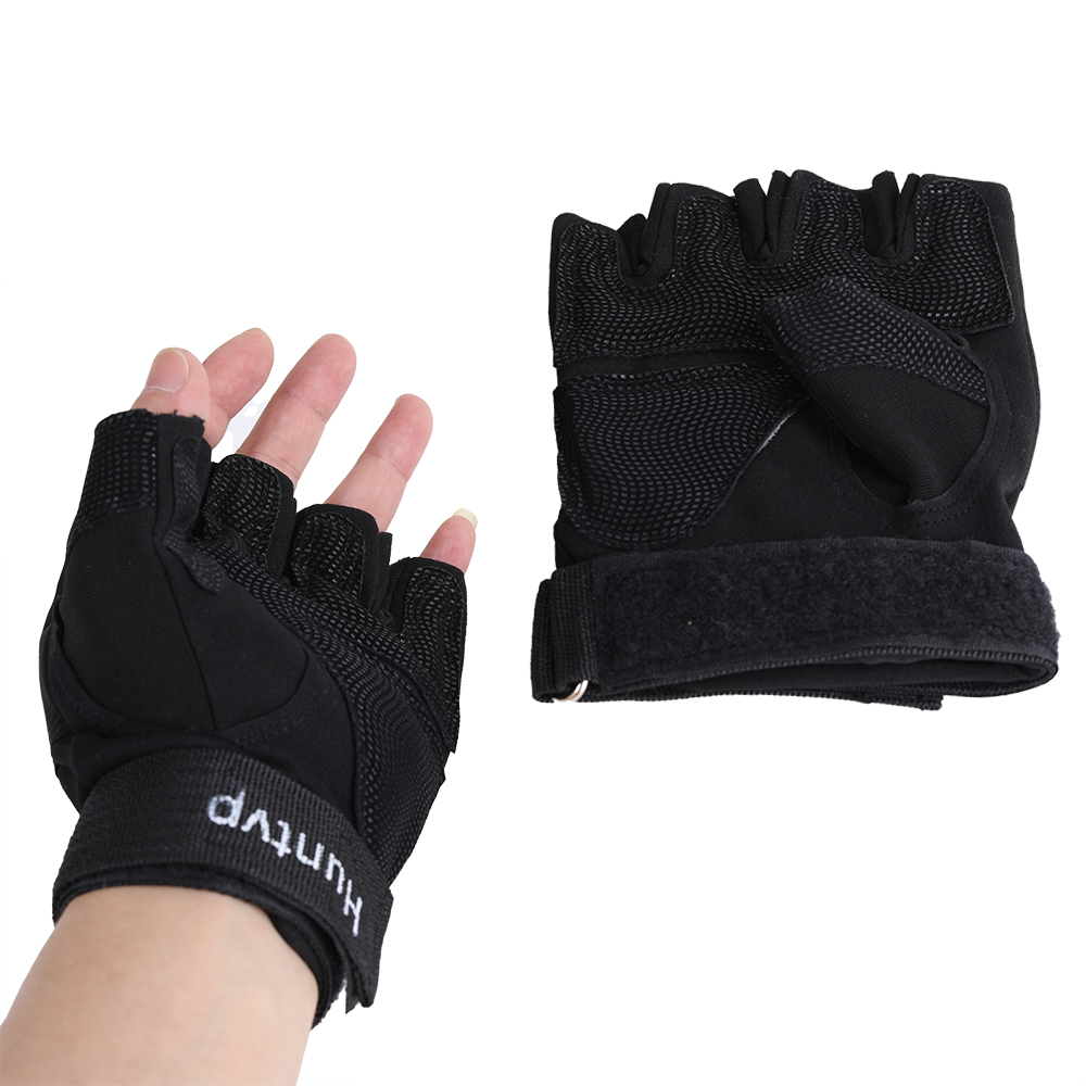 Huntvp Gloves for protection against accidents，Gym Gloves Training Gloves with Full Wrist Support Breathable Weight Lifting Gloves Non-slip Palm Protection Fitness Gloves for Men and Women