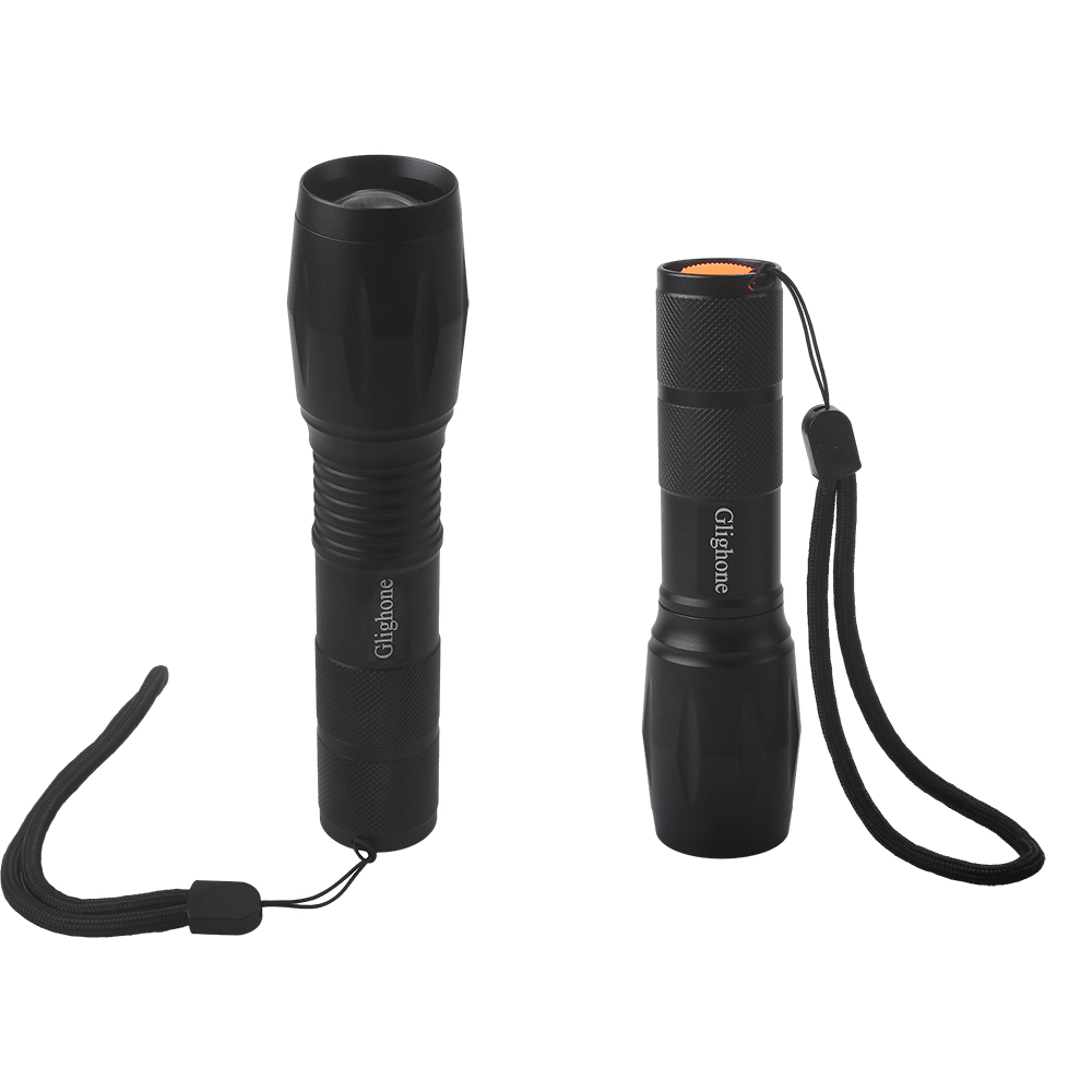 Glighone Lighting flashlight, outdoor USB charging, super bright long-range, mini portable flashlight, multifunctional, durable Lighting flashlight