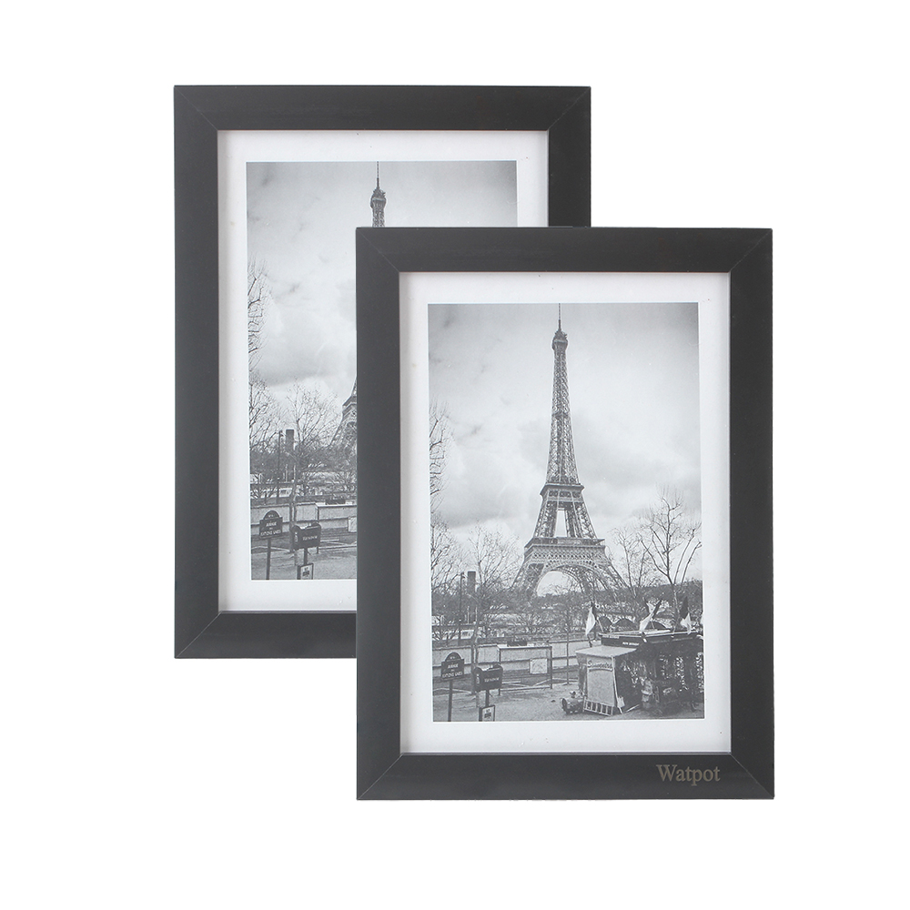 Watpot Oil painting frame photo frame 11.80x15.74 inch art simple sketch oil painting frame living room bedroom decoration