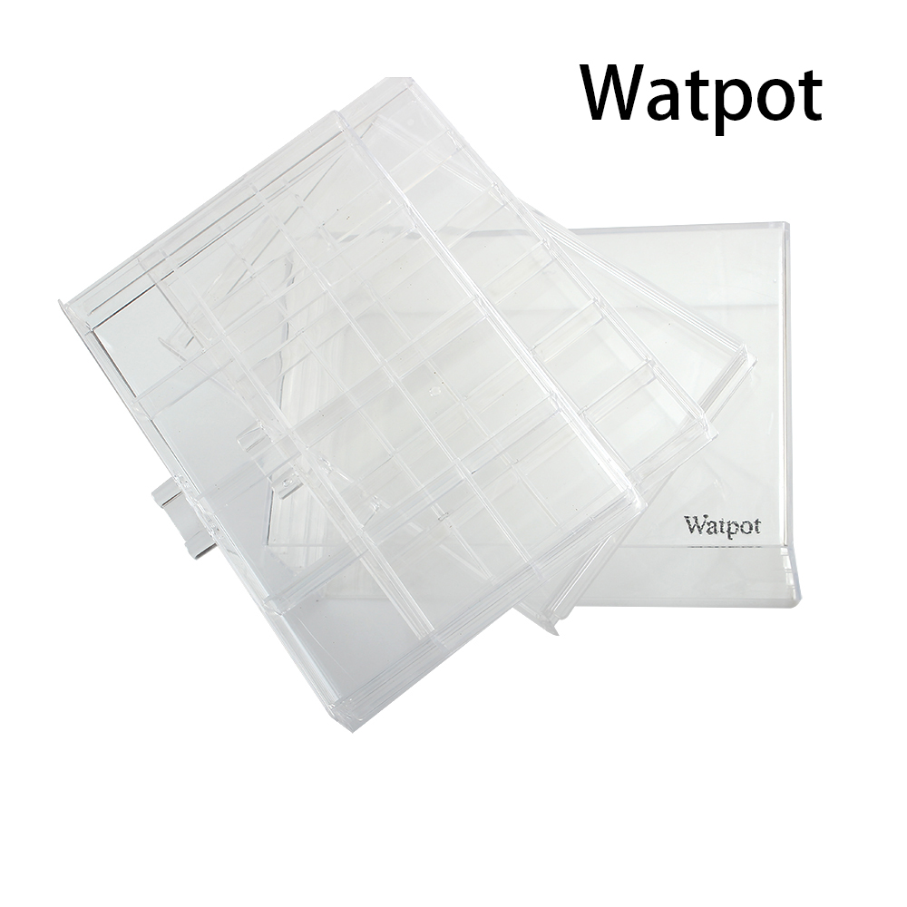 Watpot Plastic Decorative Box Layer Drawer Style Storage Jewelry Transparent Jewelry Box
