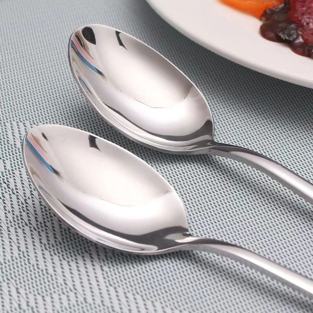 Kaiercat Spoons,Stainless Steel Mirror Polishing Cutlery Spoons,Dessert Spoons,Soup spoon(6.7 inches, 17cm)