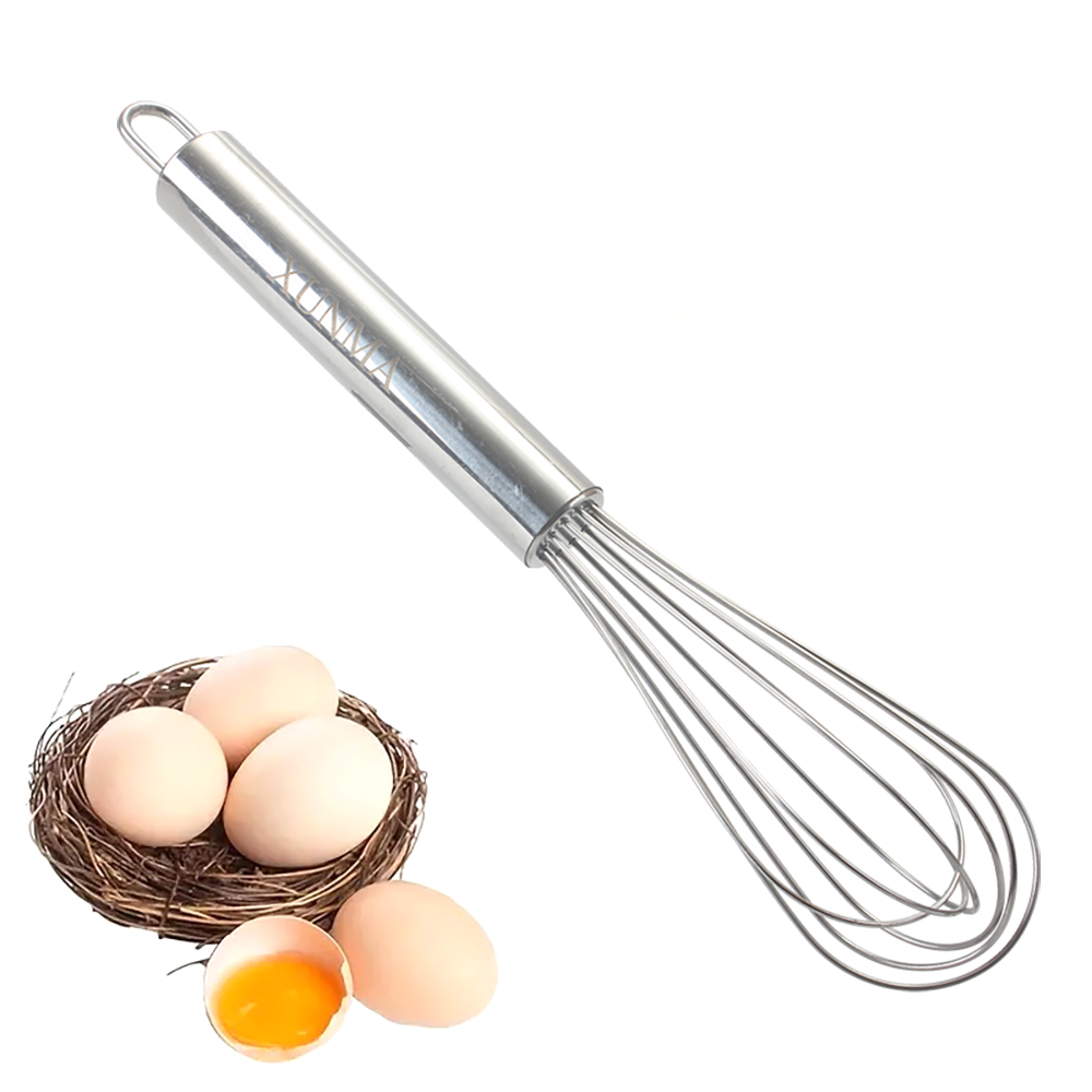 XUNMA Non-Electric Egg Beaters,Stainless Steel Egg Beater, For Blending, Whisking, Baking Tools, Home Kitchen Items