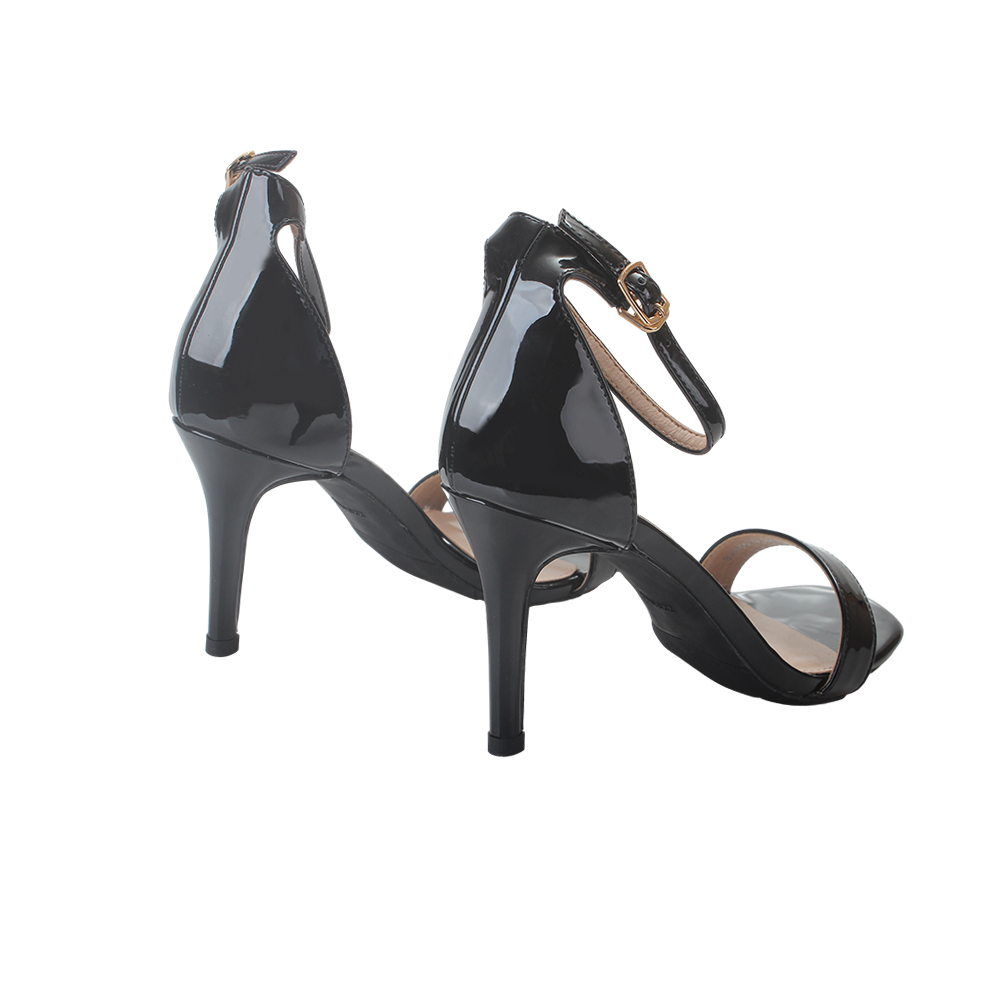 ZUYEE Women's slim high heels sandals with ankle straps are suitable for wearing evening dresses
