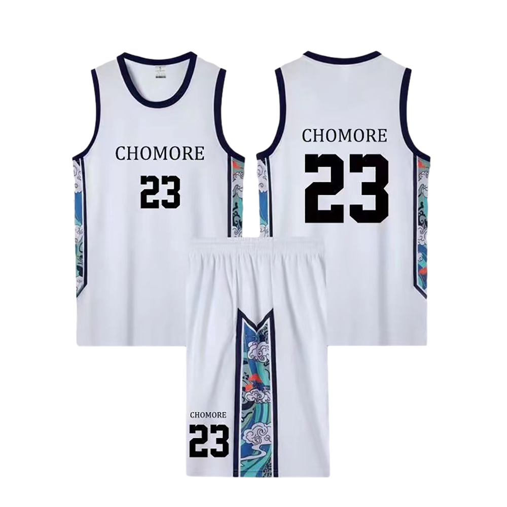 CHOMORE Basketball clothing jersey set with men's and women's printed training and competition jerseys