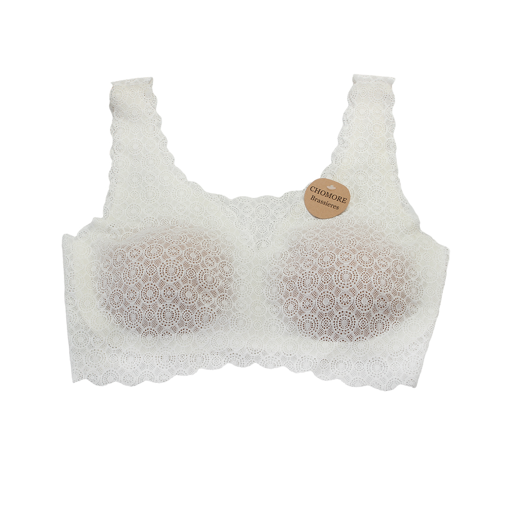 CHOMORE Brassieres, soft, comfortable, and seamless without steel rings, gathering bra
