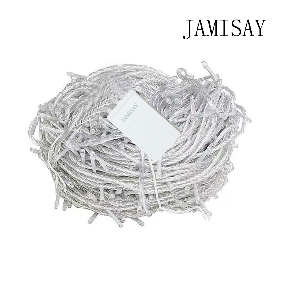 JAMISAY Christmas electric light string outdoor plug-in festive atmosphere light 30M 300 decorative light string