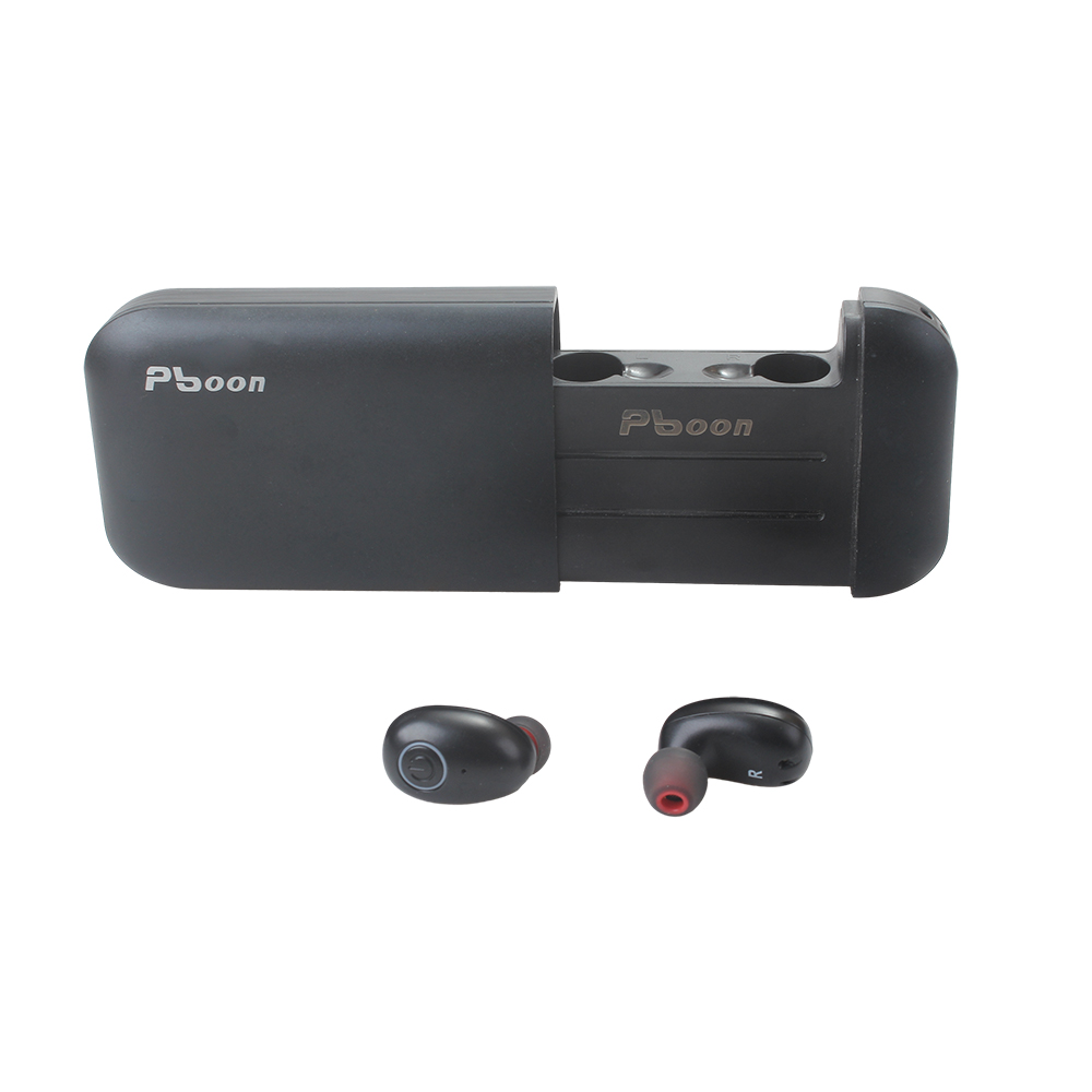 Pboon Wireless Earbuds,Sports Bluetooth Headset,Bluetooth earphones come with a charging compartment, push-pull design