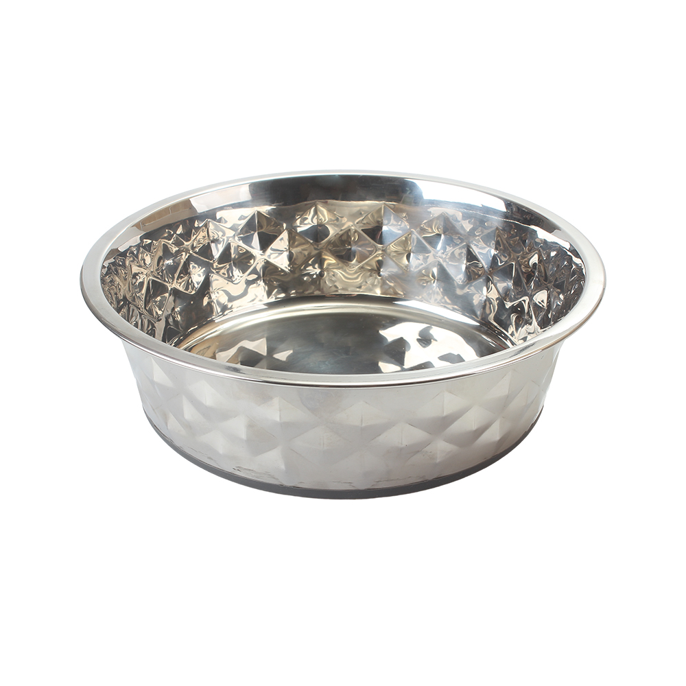 IDOGCHEW Pet Bowl,304 Stainless Steel Pet Bowl with Large Capacity Nonslip Rubber Bottom Pet Bowl