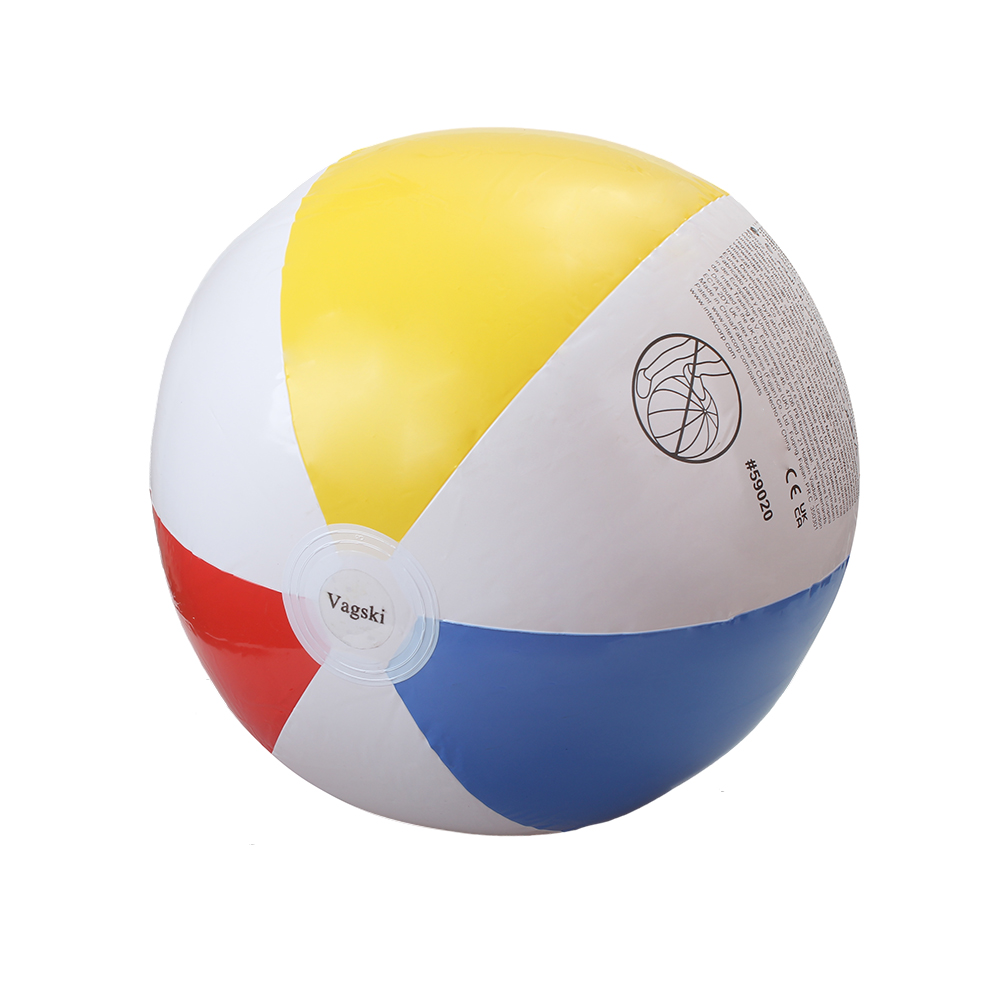 Vagski Play balloon, Kids and Adults colorful beach ball,for Pool Beach Lake Volleyball Inflatable Toys Outdoor Games(20 inches)