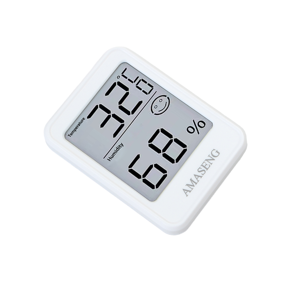AMASENG Mini LCD Digital Hygrometer with Thermometer , Indoor Electronic Temperature Hygrometer Sensor For Home, Bed Room