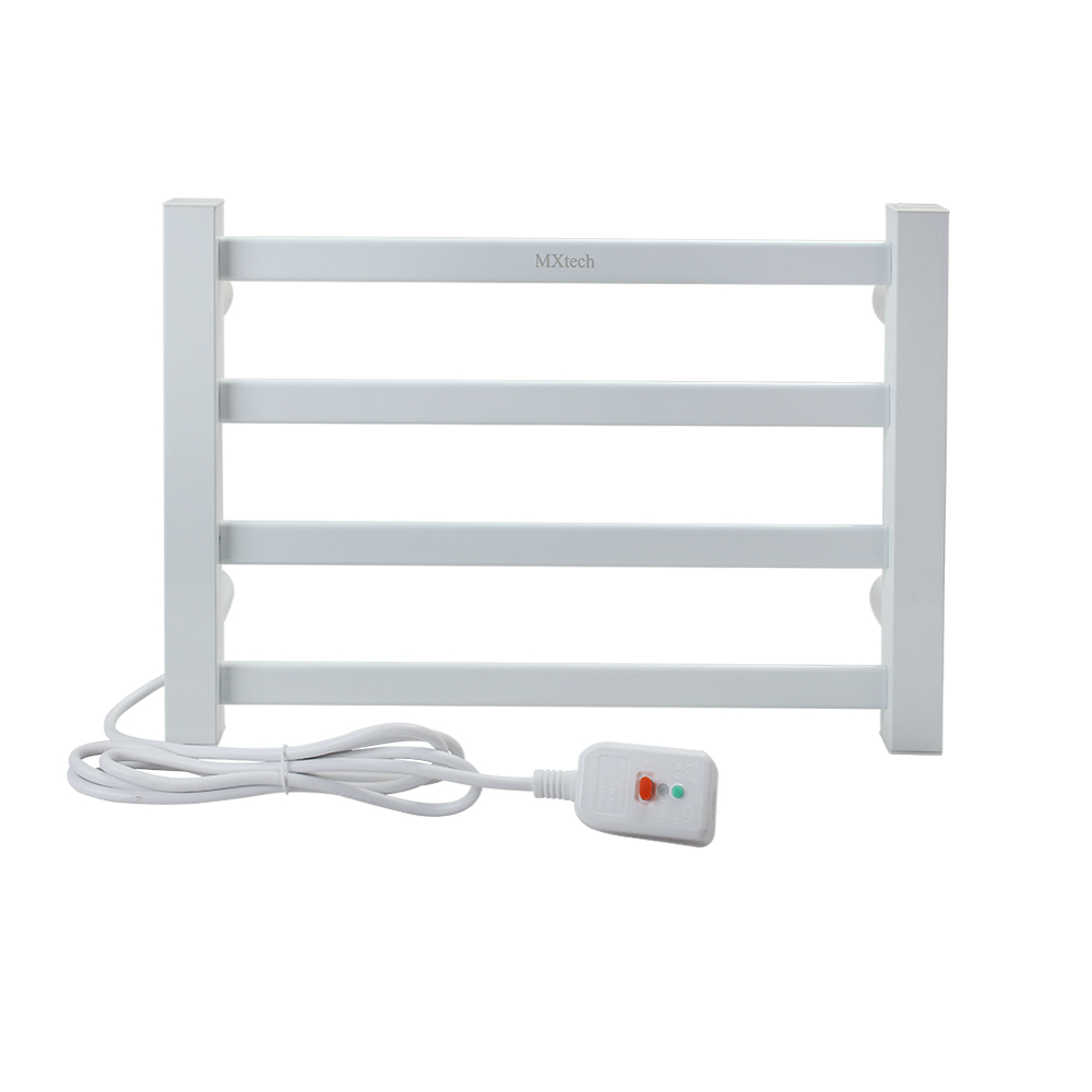 MXtech Electric Towel Rack, Constant Temperature Heating, Frying, Mite Removal Towel Rack,Wall-Mounted Drying Rack for Bathroom 17.72 x 11.81 x 3.14 inches