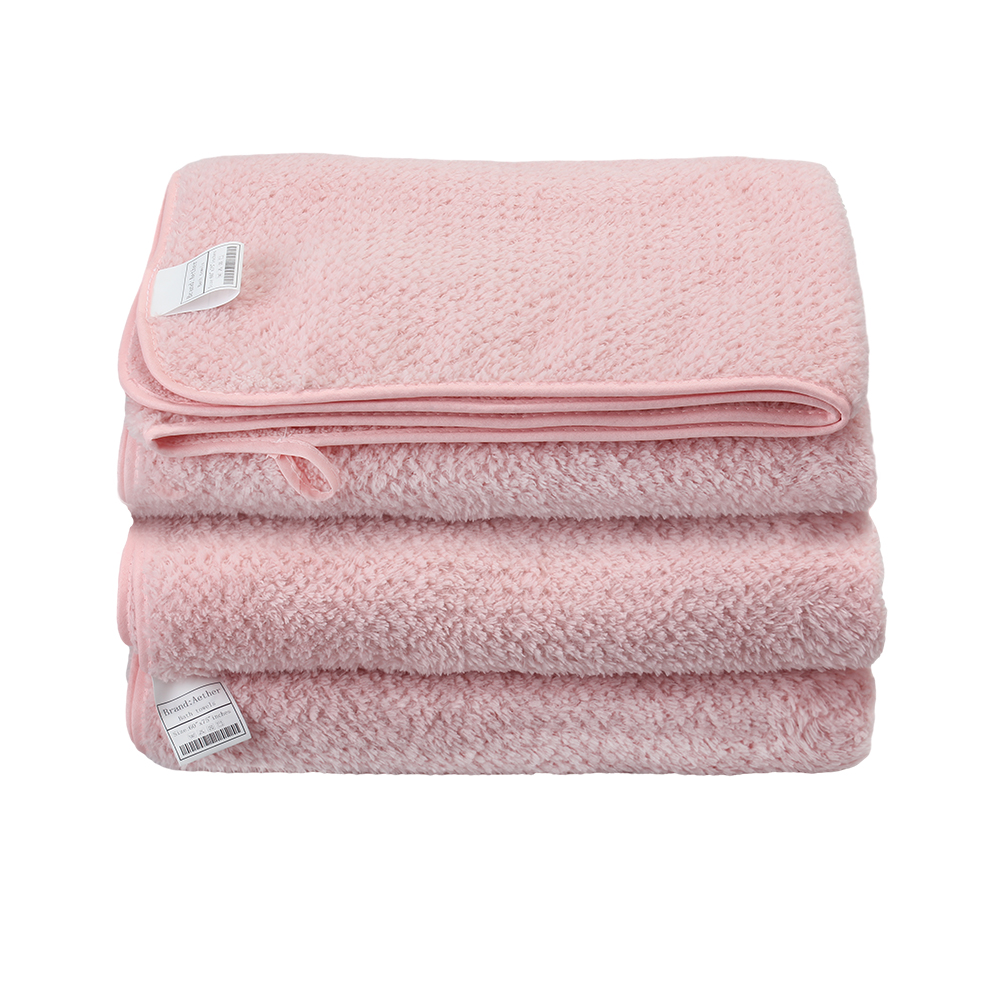 Aether Bath towel made of pure cotton, thickened, soft, and highly absorbent. 60"x75" bath towel pink 2-pack