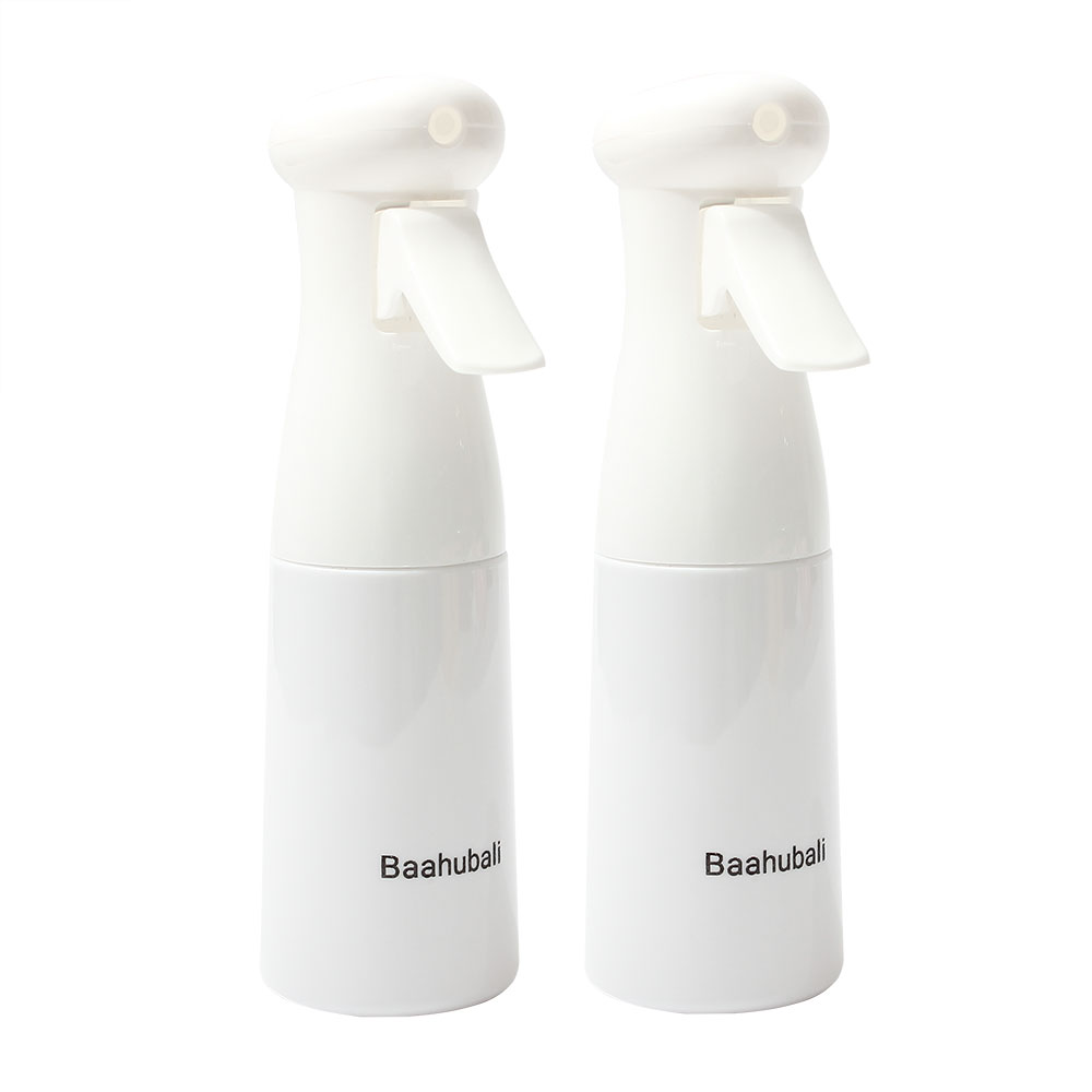 Baahubali Empty spray bottles,200ML Hairdressing Fine Mist Water Spray Bottle Sprayer(2 pack)