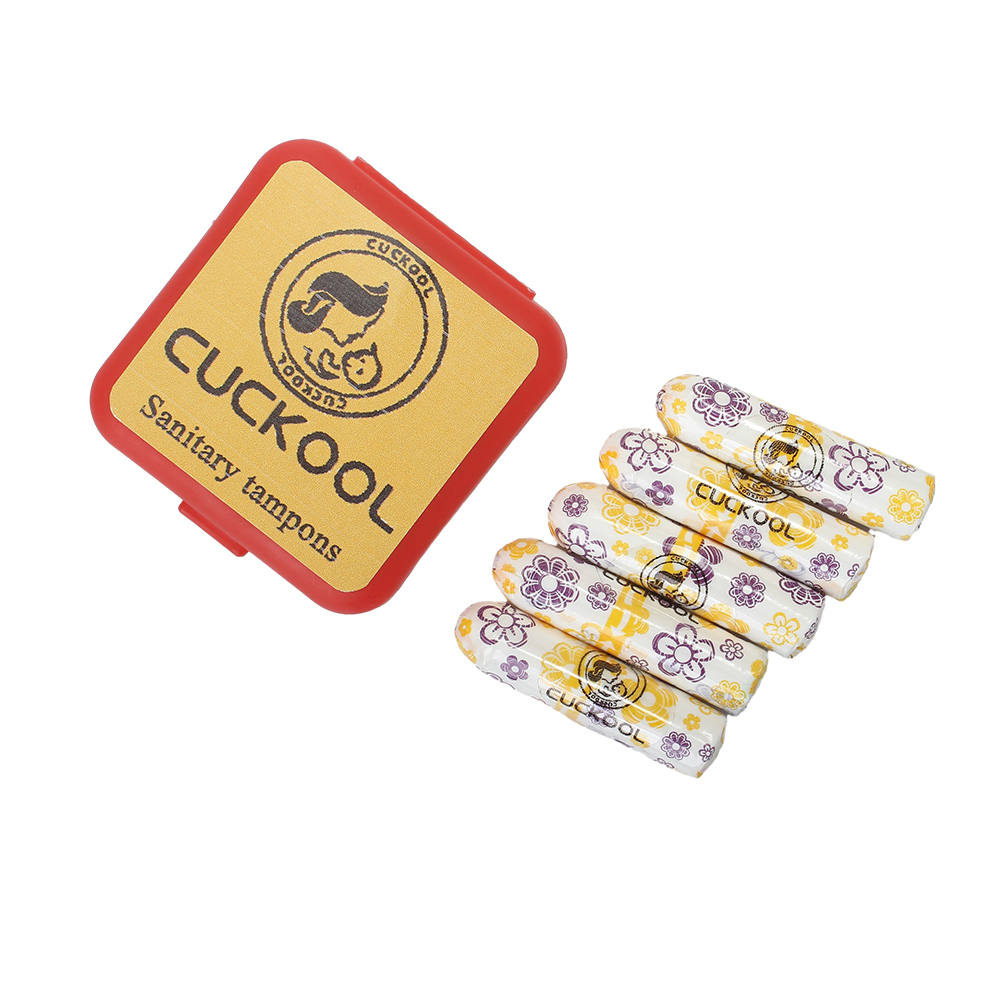 CUCKOOL Sanitary tampons, Regular and Super Absorbency, BPA-Free, Chlorine Free,Unscented,leak proof,for night and daily use