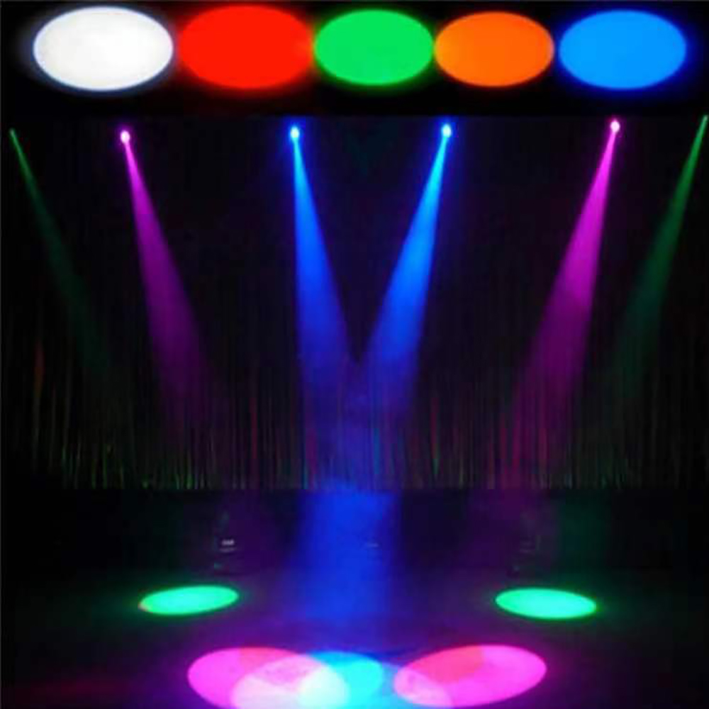 AUCD Spotlight KTV stage color changing LED spotlight glass ball beam light