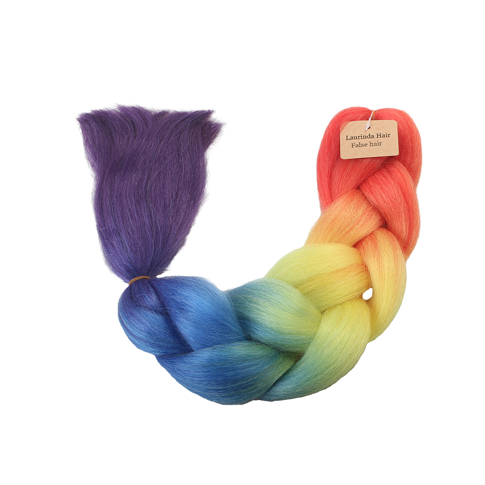 Laurinda False hair,Hair Wig braid four color unisex braid simulation dirty braid hair extensions