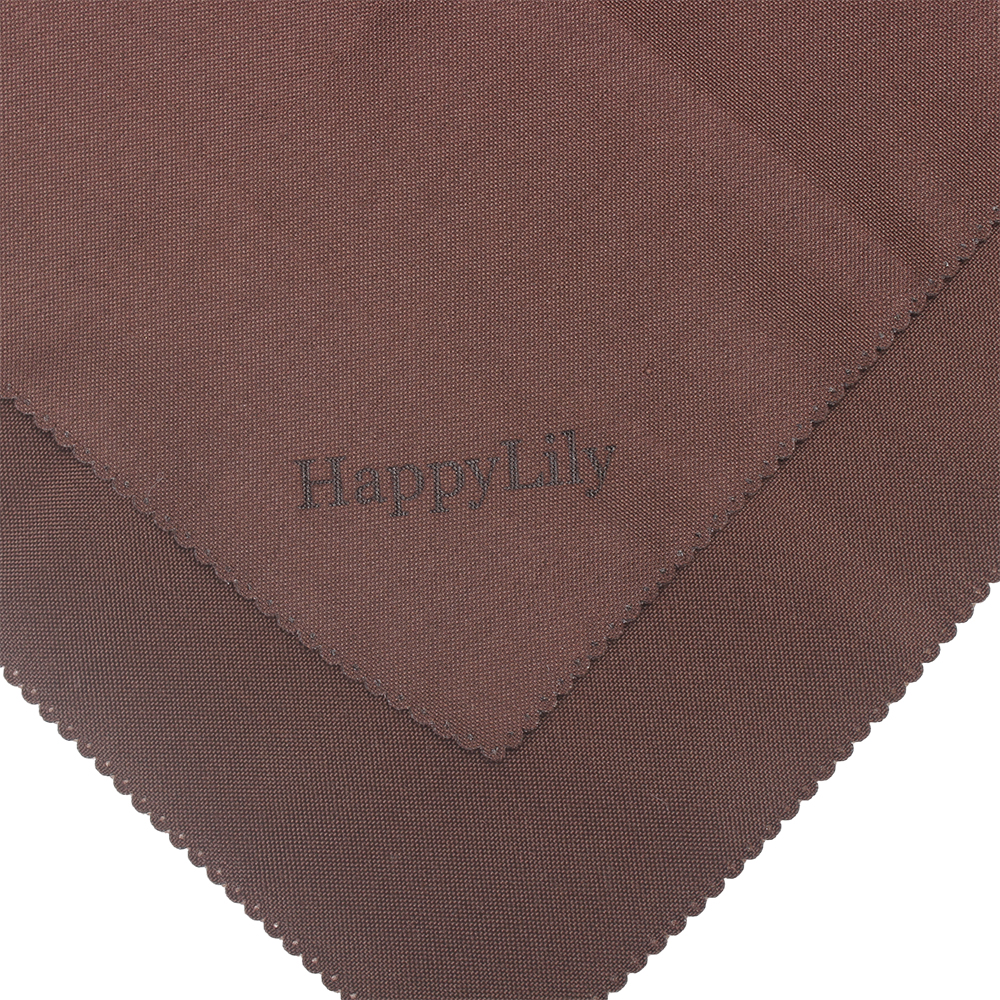 HappyLily Textile tableware mats are suitable for family dinners, banquets, special events, and home decor brown tableware mats