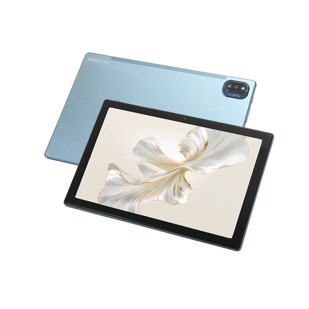 soulycin New tablet computer with 1380 * 800 pixels IPS touch screen, 3GB memory, 64GB storage, 8-inch high-definition display, and up to 2.0 GHz quad core processor