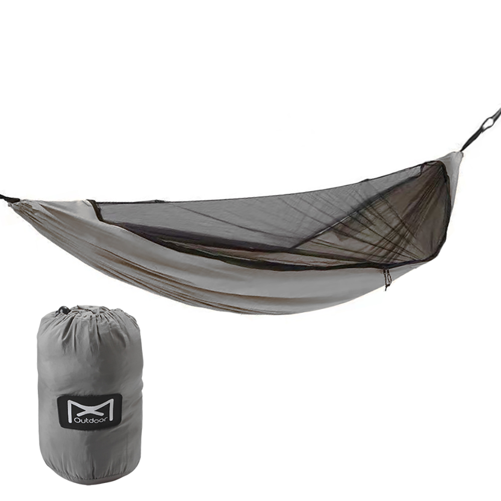 M OUTDOOR Hammock, Single Hammock Large Space Mosquito proof Convenient Storage for Outdoor Summer Camping