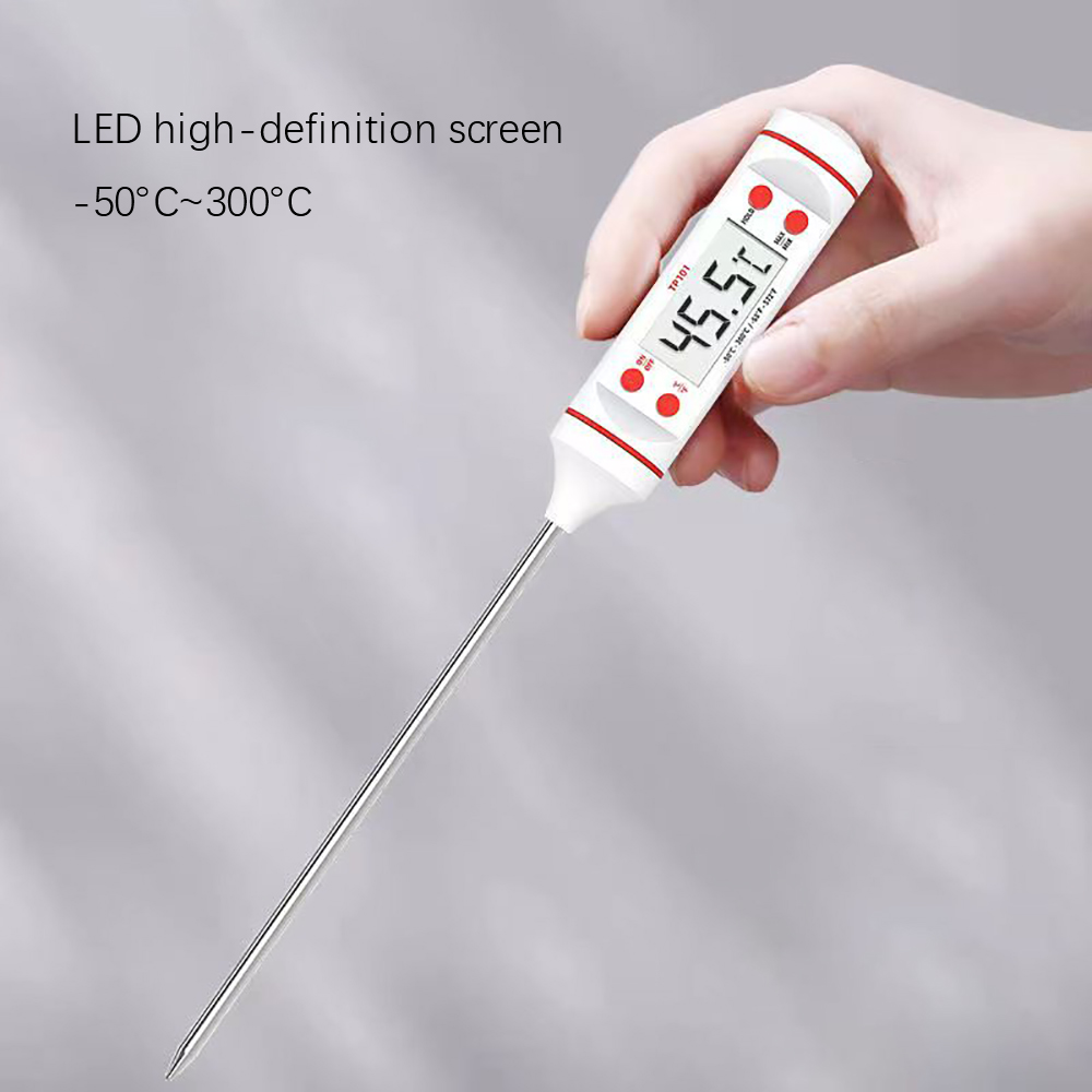 DOMEZAN Meat thermometer, kitchen specific multifunctional thermometer for precise measurement