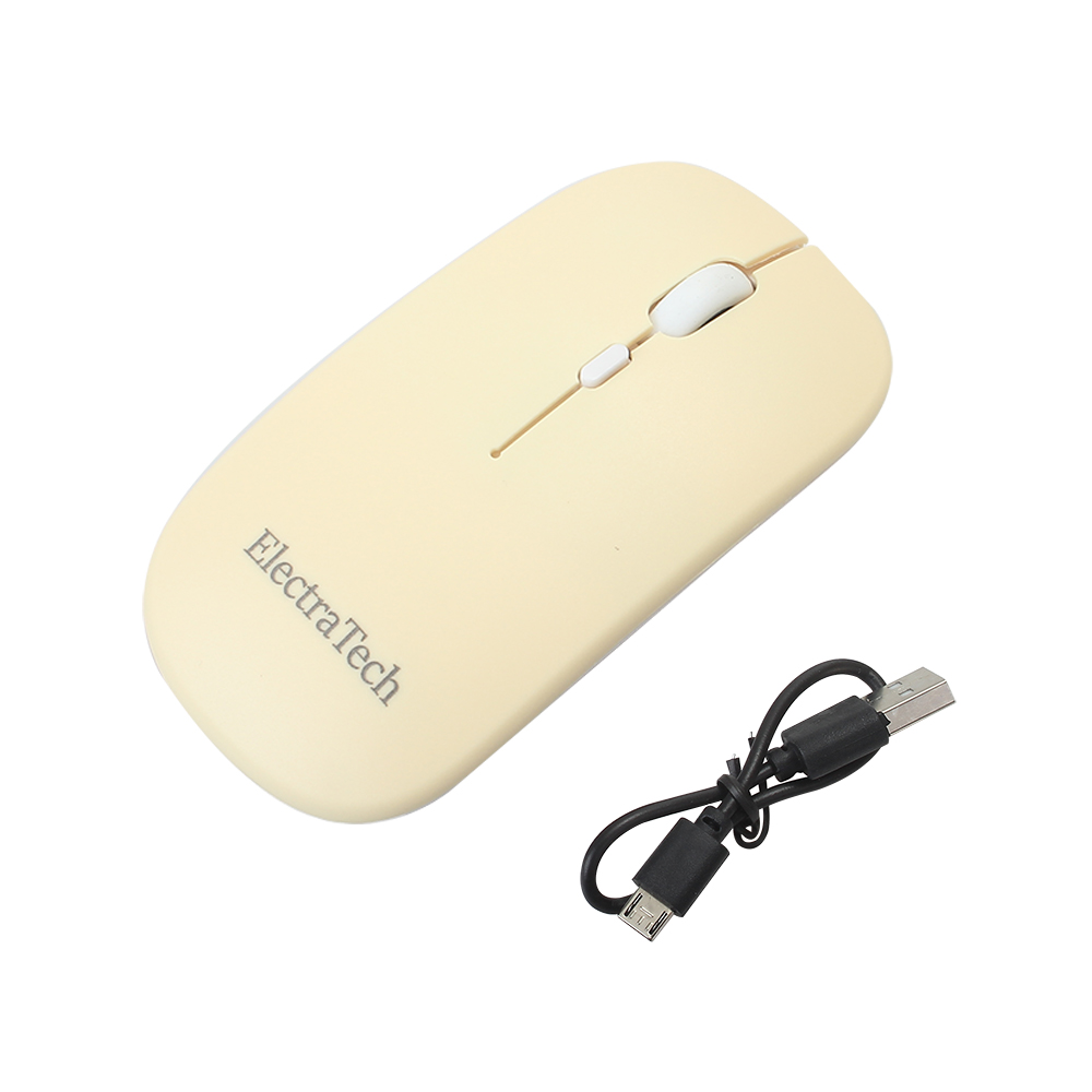 ElectraTech Computer Mouse,Rechargeable Wireless Bluetooth Mouse for Laptop/PC/Mac/iPad pro/Computer