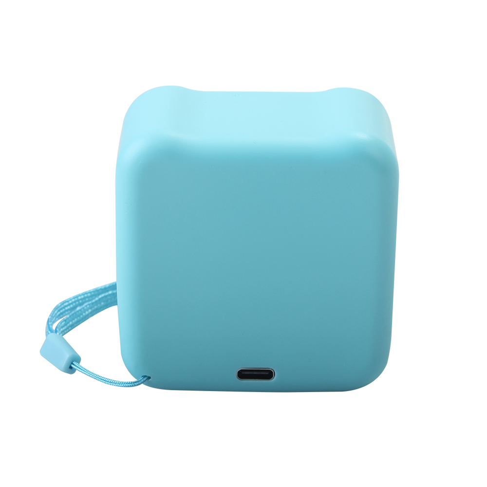 MegabyteMagic Small Portable Speakerphones,Bluetooth mini USB charging blue speaker