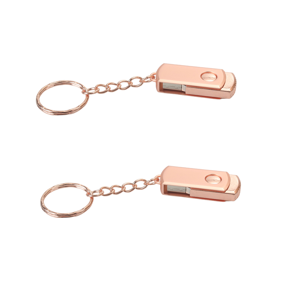 CircuitMinds USB Blank Flash Drives, USB 2.0 Flash Drive Metal Thumb Drive with Keychain for Storage and Backup