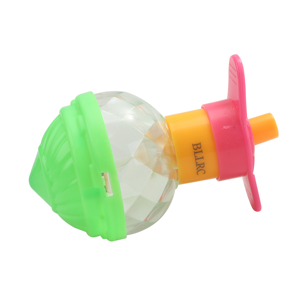 BLLRC Spinning tops Children's Toy LED Flash Gyroscope Ejection Loose Toy