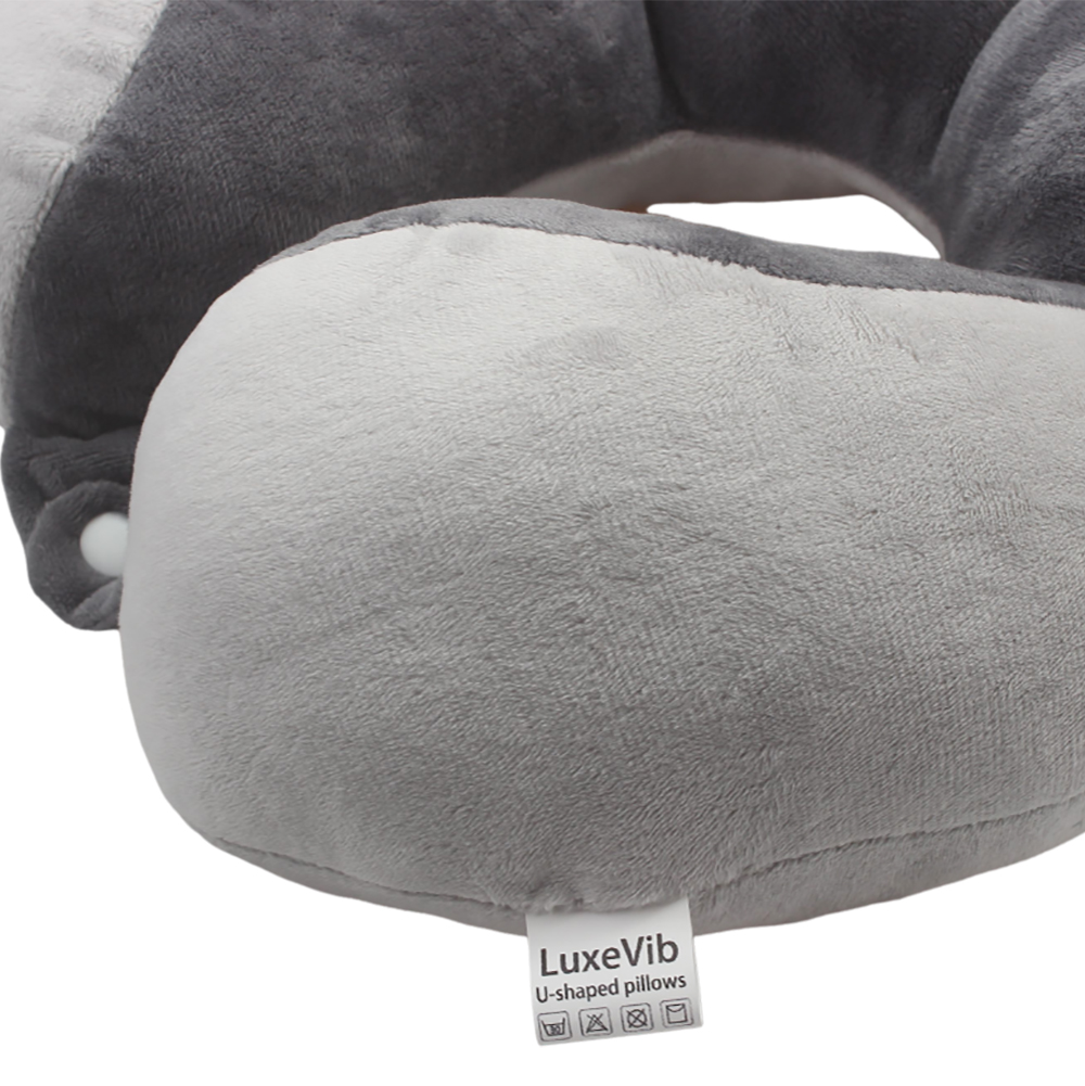 LuxeVib Portable U Shaped Pillows,Travel Pillow, Neck Pillow for Home, Office, Camping, Travelling
