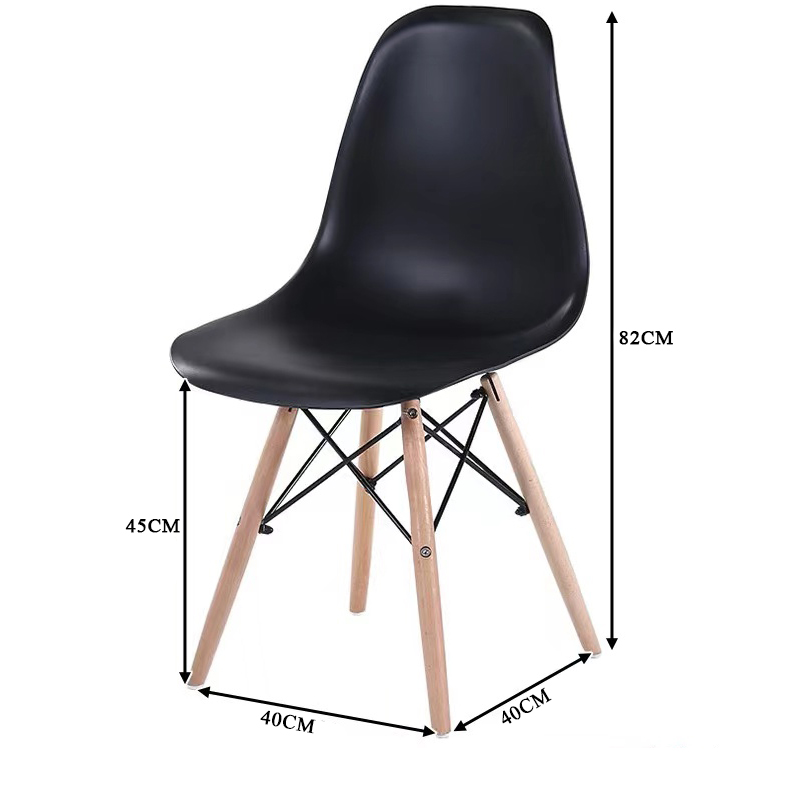 VZZBOO Simple style chair reception chair Restaurant Chair