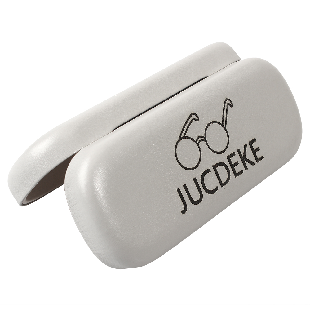 JUCDEKE Cases for children's eye glasses,Kids Leather Eye Glasses Hard Shell Protector Eyewear Case.
