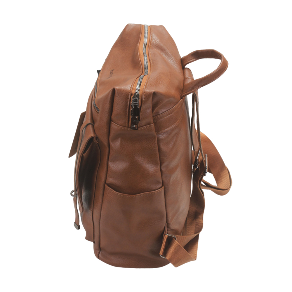 Esme Selly Retro Shoulder Bag,Soft Leather Large Capacity Durable Travel Backpack