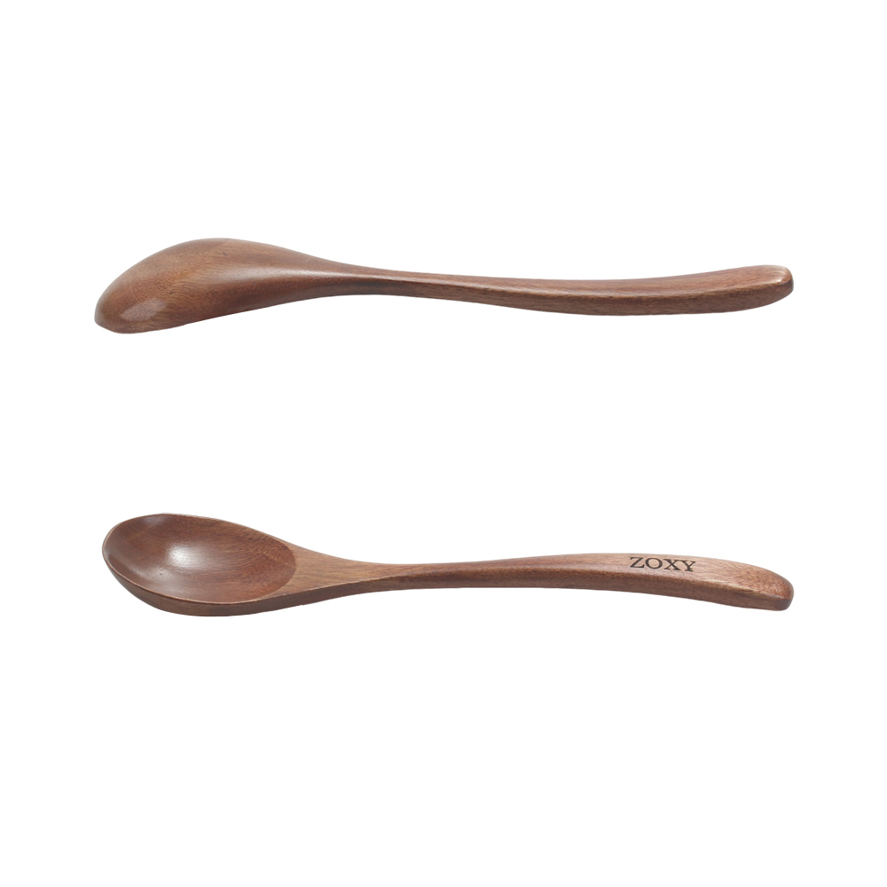 ZOXY Wooden cooking spoon, household spoon for drinking soup and eating spoon