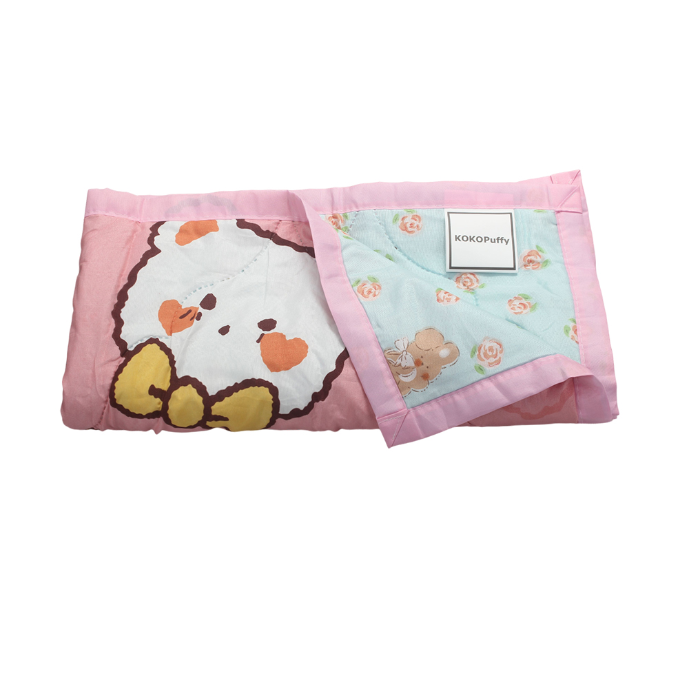 KOKOPuffy Bed blanket (80 "x90") inch sleeping blanket Summer sofa bed blanket Lightweight and breathable