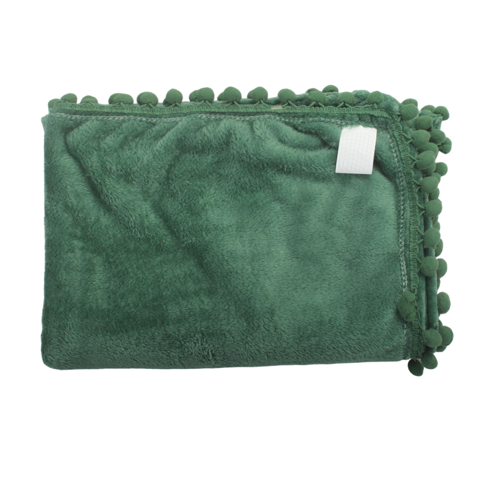 Blankets for Outdoor,Dark Green Flannel Blanket,for Indoor/Outdoor Use Camping Bbq's Beaches Everyday Blanket, 50" x 60"