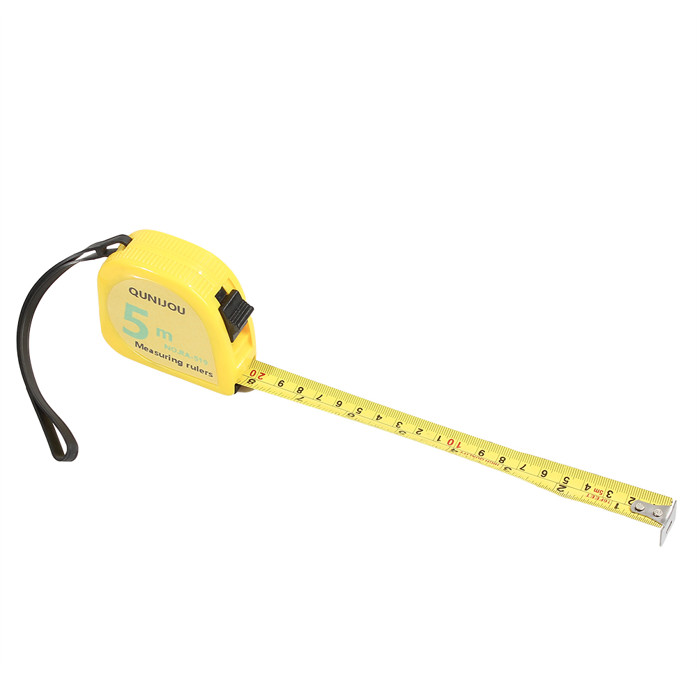 QUNIJOU Measuring rulers,16 feet Retractable Measuring rulers Power Grip Lock Metric Imperial Belt Clip Sturdy.