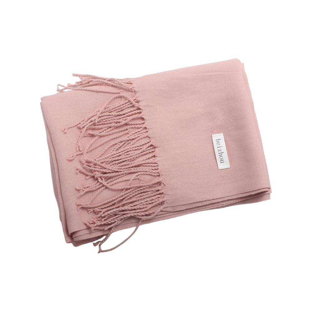 beizhou Scarf imitation cashmere solid color tassel versatile warm shawl scarf